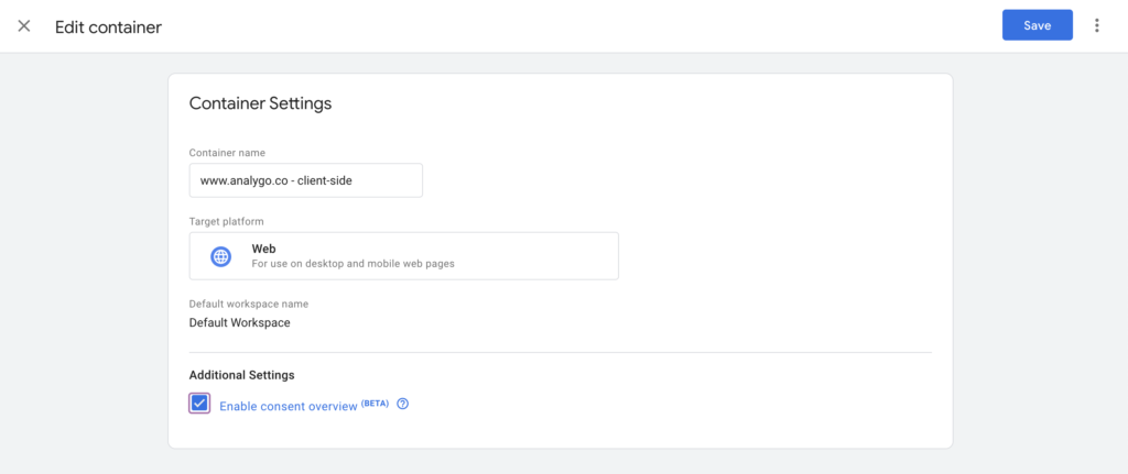 Consent mode overview